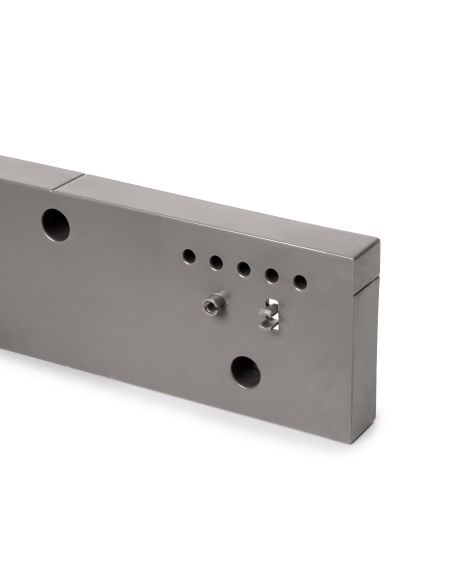 Emuca Set di 2 distanziale laterale per telaio Quartz, Tecnoplastica, Titanio