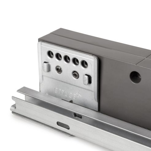 Emuca Set di 2 distanziale laterale per telaio Quartz, Tecnoplastica, Titanio