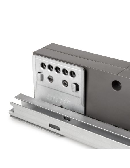 Emuca Set di 2 distanziale laterale per telaio Quartz, Tecnoplastica, Titanio