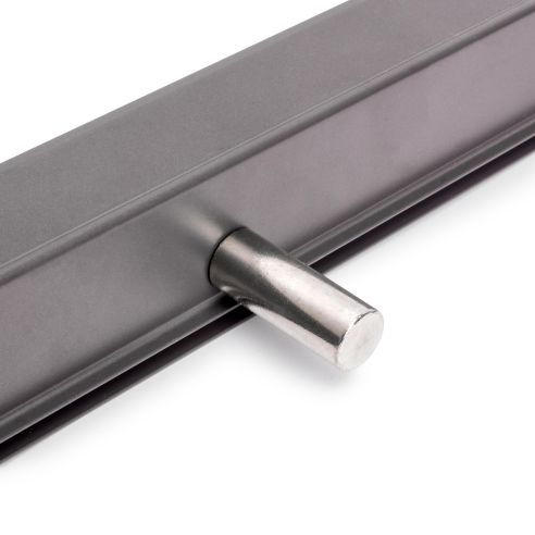 Emuca Kit di cassetto porta-scarpe estraibile per armadi Quartz, regolabile, modulo 700mm, Acciaio, alluminio e plastica