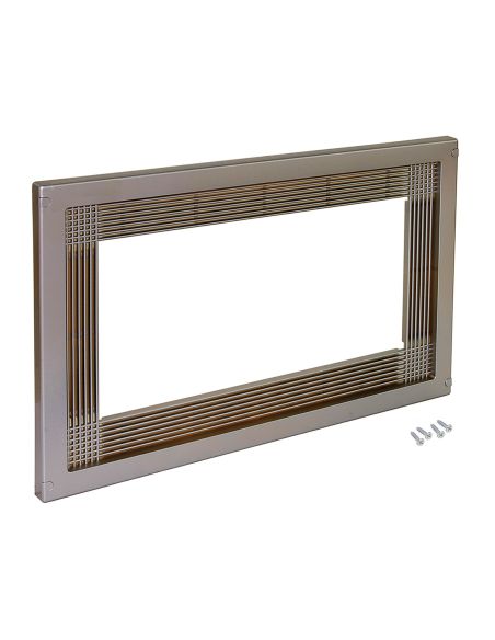 Emuca Cornice per microonde, 600, Nichel satinado, Tecnoplastica