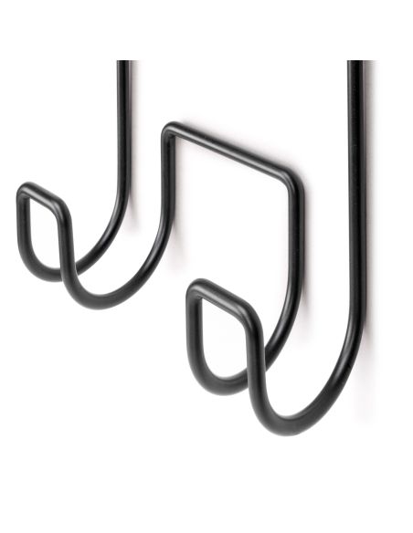 Emuca Supporto per ferro e asse da stiro per lavanderia, Acciaio, Grigio antracite