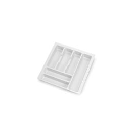 Emuca Portaposate Optima Vertex/Concept 500mm (Spalle 16mm), 450, Plastica bianca, Tecnoplastica