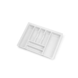 Emuca Portaposate Optima Vertex/Concept 500mm (Spalle 16mm), 600, Plastica bianca, Tecnoplastica