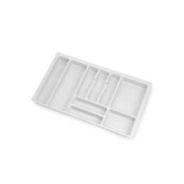 Emuca Portaposate Optima Vertex/Concept 500mm (Spalle 16mm), 800, Plastica bianca, Tecnoplastica