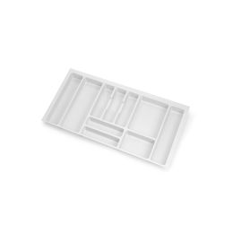 Emuca Portaposate Optima Vertex/Concept 500mm (Spalle 16mm), 900, Plastica bianca, Tecnoplastica