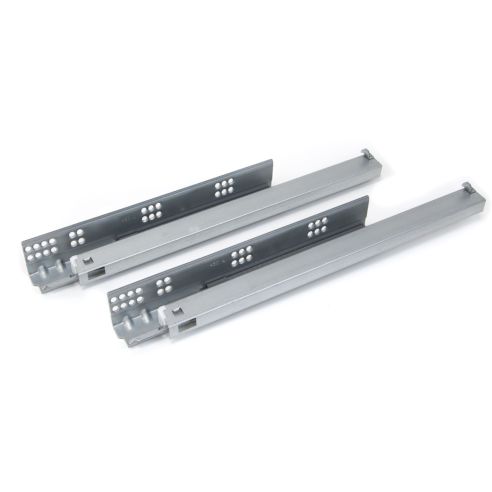 Emuca Portabottiglie laterale estraibile Supra con chiusura soft, modulo 150 mm, Acciaio, Verniciato alluminio