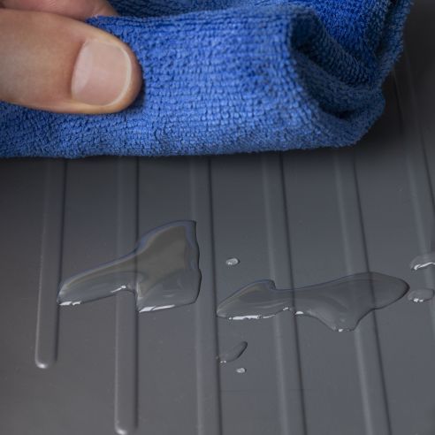 Emuca Fondi sotto lavello Sink, M60, 567x580mm, spessore della tavola 16mm, tagliabile, Tecnoplastica, Grigio antracite