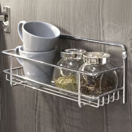 Emuca Set di 3 ripiani portaspezie Supra per mobili da cucina., Cromato brillo, Acciaio 2