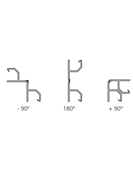 Emuca Lotto di 2 Zoccolo da cucina Plasline con accessori, altezza 100 mm, 2 barre lunghezza 2,35 m, Tecnoplastica, Nera