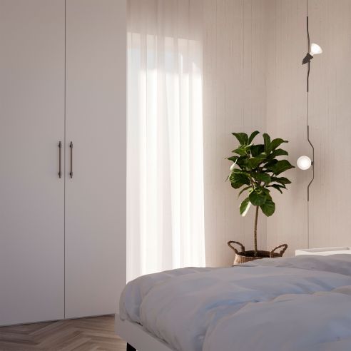 Emuca Lotto di 5 maniglie per mobili Riad, L232mm, interasse 192mm, Alluminio, Bronzato