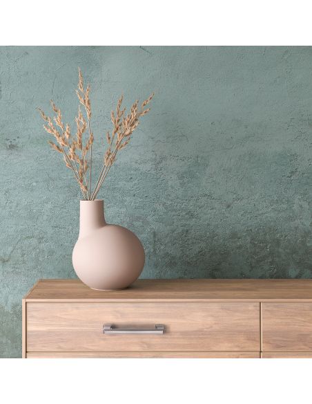 Emuca Lotto di 5 maniglie per mobili Tanger, L147.5mm, interasse 128mm, Zama, Nichel satinato