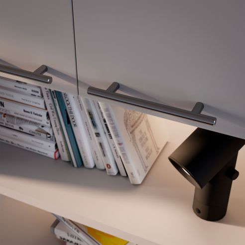 Emuca Maniglia per mobile Orlando, 448, Nichel satinado, Acciaio