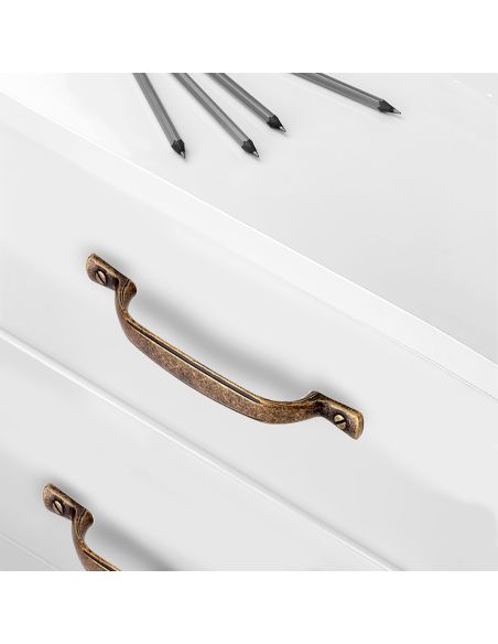 Emuca Maniglia per mobile Nairobi, 96, Bronzato, Zama