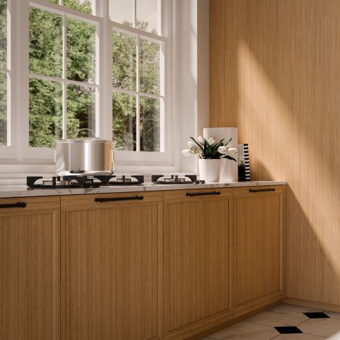 Emuca Lotto di 20 maniglie per mobili Suez, L184mm, interasse 160mm, Alluminio, Verniciato nero