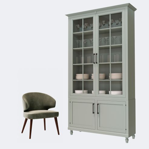 Emuca Lotto di 20 maniglie per mobili Suez, L184mm, interasse 160mm, Alluminio, Verniciato nero