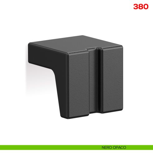 Pomello per mobile 380 Mital nero opaco