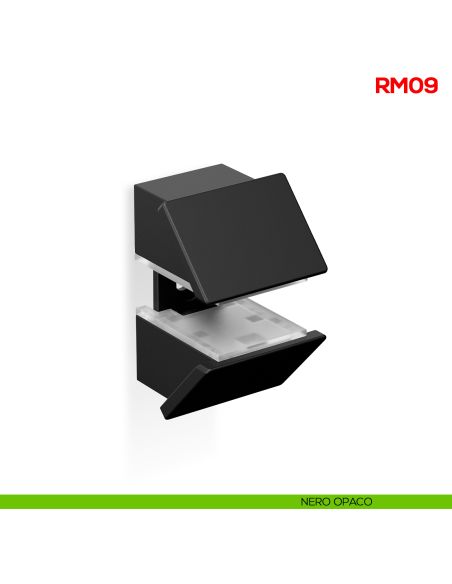 Reggimensola per vetro Mital RM09 nero opaco