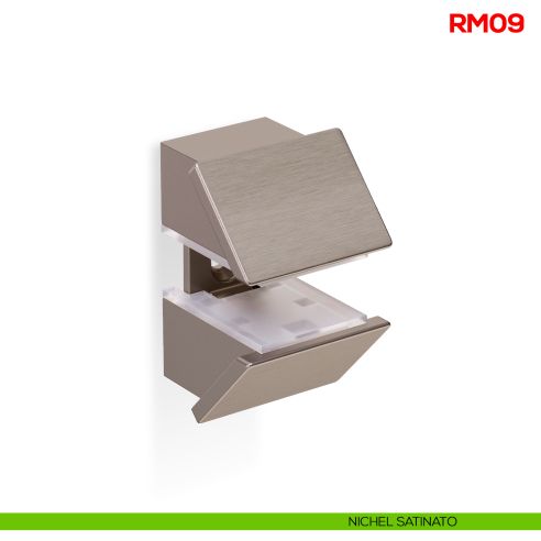 Reggimensola per vetro Mital RM09 nichel satinato