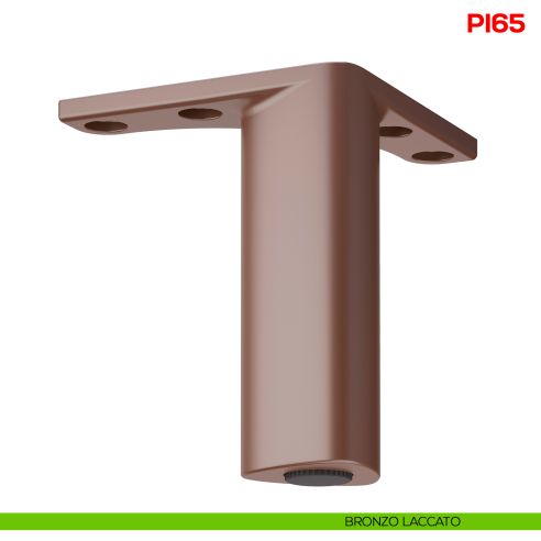 Piedino regolabile quadrato per mobile in zama PI 65 Mital bronzo laccato