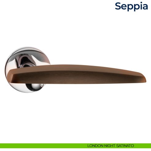 Maniglia per porta Seppia Frascio london night satinato