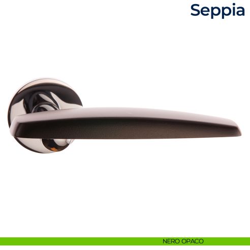 Maniglia per porta Seppia Frascio nero opaco