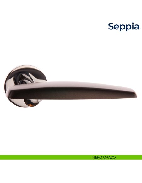 Maniglia per porta Seppia Frascio nero opaco