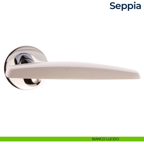 Maniglia per porta Seppia Frascio bianco opaco