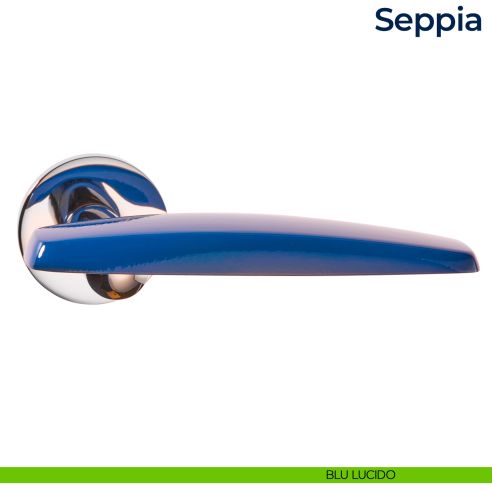 Maniglia per porta Seppia Frascio blu lucido