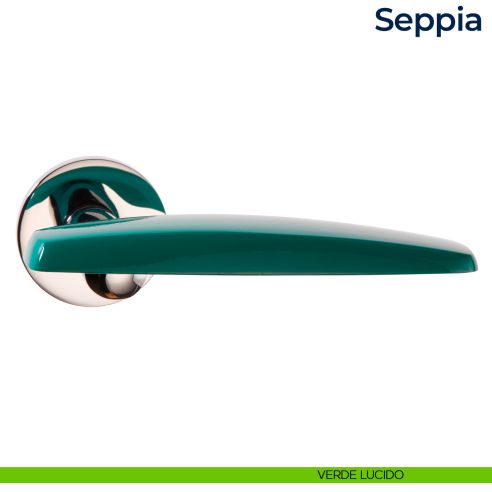 Maniglia per porta Seppia Frascio verde lucido