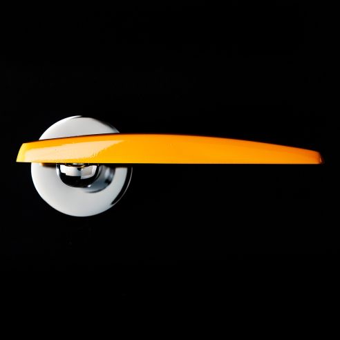 Maniglia per porta Seppia Frascio giallo lucido