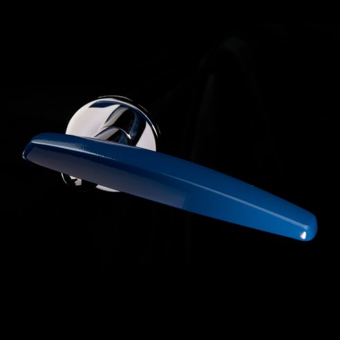 Maniglia per porta Seppia Frascio blu lucido