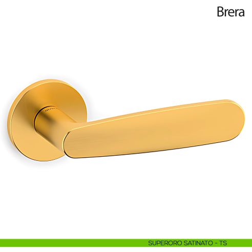 Maniglia per porta Brera Olivari superoro satinato