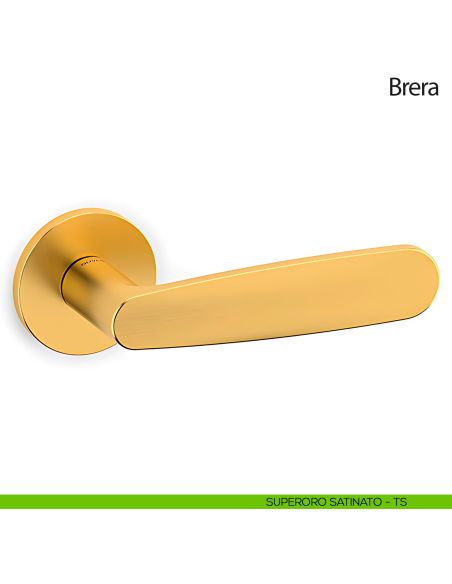 Maniglia per porta Brera Olivari superoro satinato