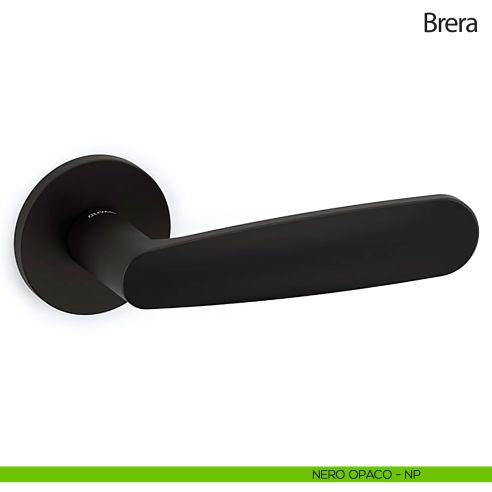Maniglia per porta Brera Olivari nero opaco