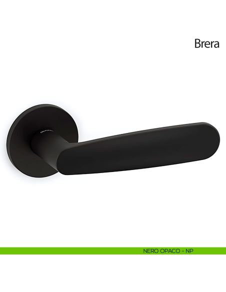Maniglia per porta Brera Olivari nero opaco
