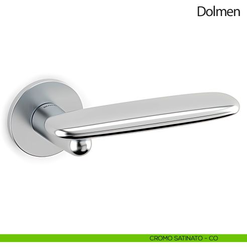 Maniglia per porta Dolmen Olivari cromo satinato