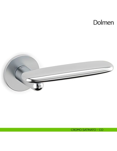 Maniglia per porta Dolmen Olivari cromo satinato