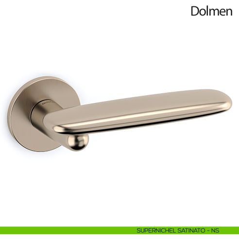Maniglia per porta Dolmen Olivari supernichel satinato