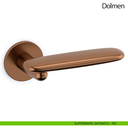 Maniglia per porta Dolmen Olivari superrame satinato