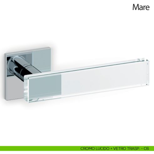 Maniglia per porta Mare Olivari cromo lucido