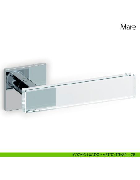 Maniglia per porta Mare Olivari cromo lucido