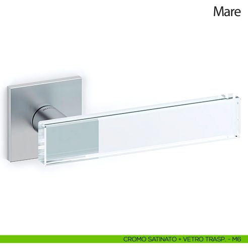 Maniglia per porta Mare Olivari cromo satinato