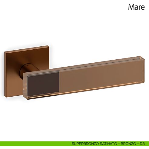 Maniglia per porta Mare Olivari superbronzo satinato