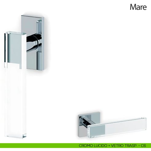 Maniglia per finestra martellina DK Mare Olivari cromo