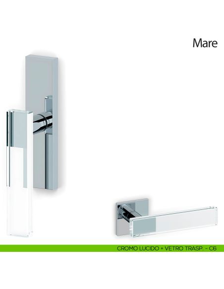 Maniglia per finestra cremonese Mare Olivari cromo