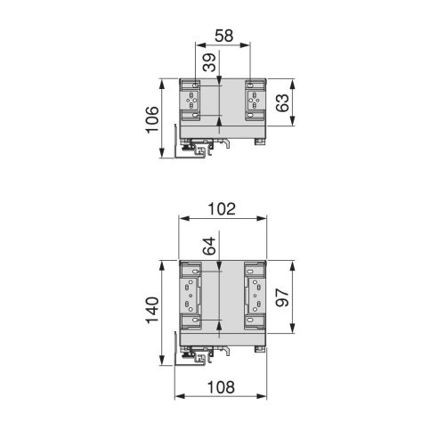 Emuca Portabottiglie laterale estraibile Titane Simplex con chiusura soft, modulo 150 mm, Grigio antracite