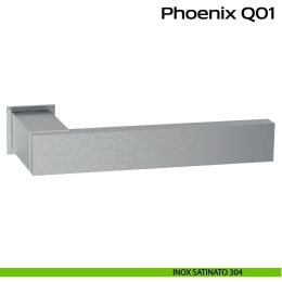 Maniglia in acciaio per porta Phoenix Minimal Q01 Reguitti Inox 2