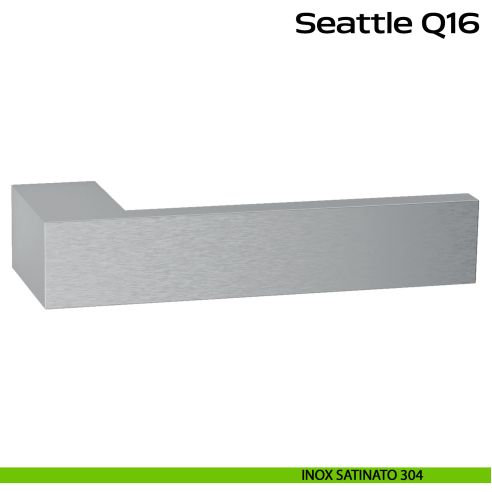 Maniglia in acciaio per porta Seattle Minimal Q16 Reguitti Inox acciaio inox