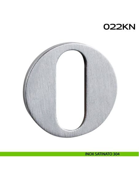 Bocchetta foro chiave Minimal Line 022 Reguitti Inox acciaio inox